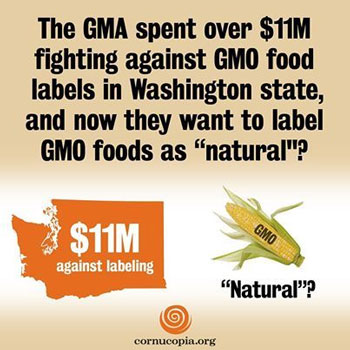 GMA outlawing GMO labeling